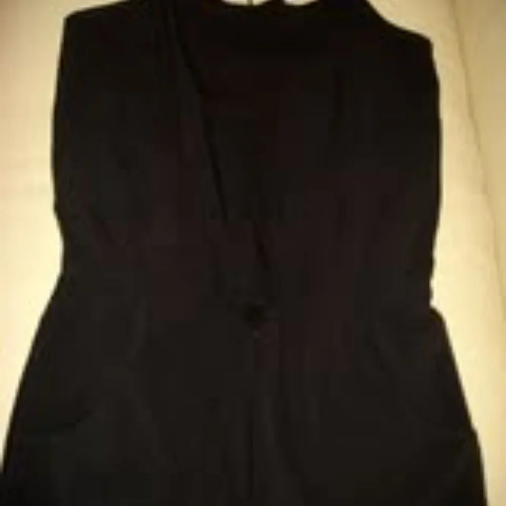 Ivivva Girl by Lululemon 🍋 Free & Fierce Wide-Leg Crop Jumpsuit Black size 14 - Picture 5 of 5